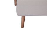 TRIO Modern Foldable Sofa Bed - Single-Seater with Breathable Linen Fabric, Converts in 10 Sec, W3391P325003
