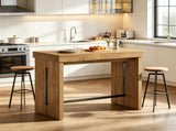 41" Bar Table, Counter Height Pub Table with Sturdy Tabletop 84214305