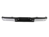 Pickup Rear Bumper Ford F150 2009-2014-Silver/Steel/With Holes 99426537