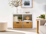 4 Cube Storage Organizer, White Texture 52624202