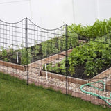 5 Panels Metal Decorative Garden Fence, No Dig Animal Dog Barrier, Garden Temporary Border Fencing 48156899