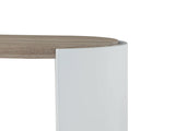 Zoma Oak & White High Gloss Finish Sofa Table B2726P265749