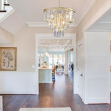 (Same as W1340P143192/L5007-500-G) Gold Luxury Crystal Chandelier Modern Chandeliers Lights (No W1340P189316
