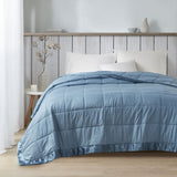 Oversized Down Alternative Blanket with Satin Trim B03598524