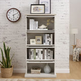 4 Tier Glass Display Cabinet for Living Room Stylish Storage Curio Cabinet with Flip Up Glass Doors W1758P294627