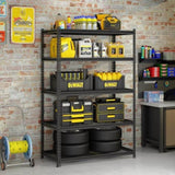 5-Tier Adjustable Metal Shelving Unit ,Heavy Duty Garage Shelving,Storage Racks,Industrial Utility 78553860