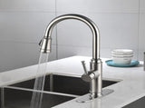Single Handle High Arc Pull Out Kitchen Faucet,Single Level Stainless Steel Kitchen Sink Faucets 82522326