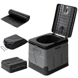 Portable with Carry Bag Foldable Emergency with Lid Trash Bags Camping Foldable 33357478