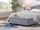 Large Storage Ottoman Bench Set, 3 in 1 Combination Ottoman, Tufted Ottoman Linen Bench for W142063971