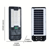 ZNTS Solar Street Lights Outdoor, Parking Lot Lights with 109PCS LED Beads , IP65 Waterproof Solar Flood W1592P189983