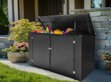 Outdoor Storage Shed, Outdoor Storage Cabinet, Lockable Outdoor Storage Box for Garbage Cans, Lawn 61678388