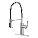 Modern Touchless Infrared Sensor Kitchen Faucet Sleek Stainless Steel Hands-Free Design for T3609P347455