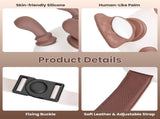 Adjustable Strap Neck Massager, 3 Intensity 2 Heat Levels Cordless Deep Tissue Massager for Neck 35781091