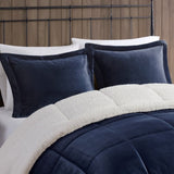 King Plush to Sherpa Down Alternative Comforter Set B035100483