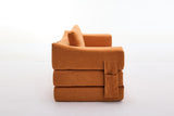 Modern Minimalist Sofa, Fold-Out Sofa Bed, Convertible Chair Floor Couch & Sleeping Mattress for W1829P186302