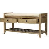 Shoe Rack with Cushioned Seat and Drawers, Multipurpose Entryway Storage Bench 51016143