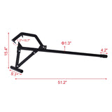 Metal TimberJack Triple Thick Log Lifter Heavy-Duty Log Jack W46537384