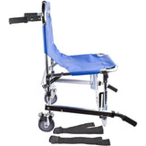 Foldable Lightweight EMS Stair Chair with Brake, Medical Emergency Evacuation Lifting Climbing 70169544