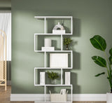 Five layer simple household white bookshelf W2139P288172
