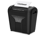 12-Sheet Paper Shredder for Home, Quiet Cross Cut Shredders, P-4 Ultra Security, 4.5 Gal Bin, Shred 95940306
