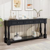 Console Table 63" Long Console Table with Drawers and Shelf for Entryway, Hallway, Living Room 84320608