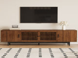 78" TV Stand for TVs Up to 85", TV Console for Living Room, Media Console with Soft-Closing Hinges, N710P510677P