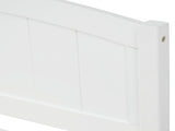 Twin size Platform Bed with Two Drawers, White WF194280AAK