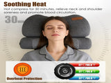 Heated Neck Pillow with 3 Heat Levels, 55D Memory Foam Cervical Pillow for Neck Pain Relief, 30 Mins 34047891