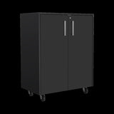 ZNTS Lewis Storage Cabinet Base, Four Caster, Double Door Cabinet, Two Interior Shelves B128P148926