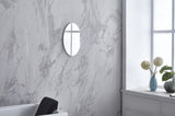 ZNTS Frameless Beveled Wall Mounted Bathroom Mirror, HD Makeup Mirror, 25" Round Mirror W102747363