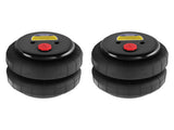Pair 2500 lb 1/2"npt Single Port Air Suspension Bags Air Line Air Fitting 55834353