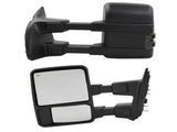 Power Heated SMOKE Turn Signal Light For 99-07 Ford F250 Super Duty Tow Mirrors 56498561