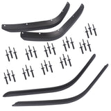 Front & Rear Fender Flares Extensions Set for Jeep Wrangler JL JLU l4 V6 18-24 89885511