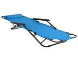 Folding Chaise Lounge Chair for Outdoor, 2-in-1 Portable Tanning Chair 63716847