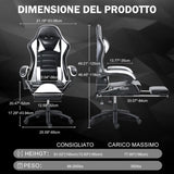 Game Chair, Adult Electronic Gaming Chair, Ergonomically Designed, PU Leather, Lounge Chair with 36074960