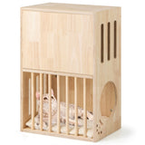 2-tier Wooden Cat Condo with Cushions 55000630