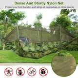 ZNTS Camping Hammock, Portable Double Hammock with Net,600lbs Load 2 Persons Hammock w/Mosquito Net 91359901