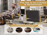 Hydraulic Salon - 360&deg Swivel Barber Stylist with Pump, Non-Tilting Hairdressing W2700P318173
