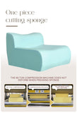 Sofa in a Box, Memory Foam 2-Seater Couch, Modern Compression Sofa with Deep Seat, No Assembly W3622P346250