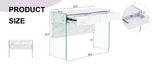 White environmental protection MDF minimalist dresser, desk, desktop computer desk, with double W1151P183696