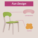 Kids Table and Chair Set,3 Piece Toddler Table and Chair Set,Plastic Children Activity Tablefor W1859113382