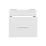 Bathroom Vanity, 1 Drawer, White B097P350320