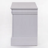 1pc Classic White Finish 2-Drawers Nightstand Louis Phillipe Style Bedroom Furniture B2741P323122