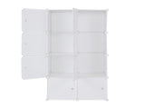 8 Cube Organizer Stackable Plastic Cube Storage Shelves Design Multifunctional Modular Closet 74329266