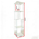 Rotatable four-layer tempered glass display cabinet,liquor cabinet,file cabinet,storage cabinet,with 20293335