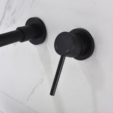Single Lever Handle Wall Mounted Bathroom Faucet 83554621
