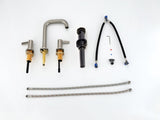Bathroom Faucet For bathroom Sink With Two Handles, Pop Up Drain And Supply Lines B2724P501297