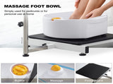 Pedicure Station Chair W/Footrest and Foot Basin, 360 Swivel Reclining Pedicure Chair w/Hydraulic 38698323