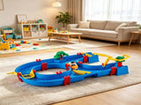 Kids Activity Play Waterway, Outdoor Summer Water Park Playset with 39PCS Accessories for Backyard 33141950