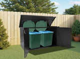Outdoor Storage Shed, Outdoor Storage Cabinet, Lockable Outdoor Storage Box for Garbage Cans, Lawn 61678388